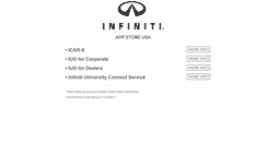 Desktop Screenshot of infinitiappstore.com